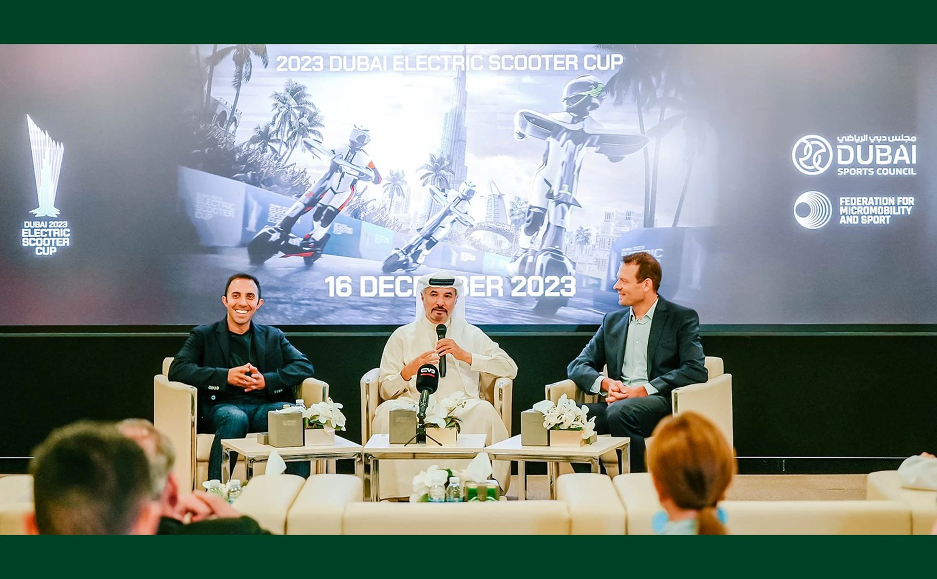Dubai Electric Scooter Cup press conference