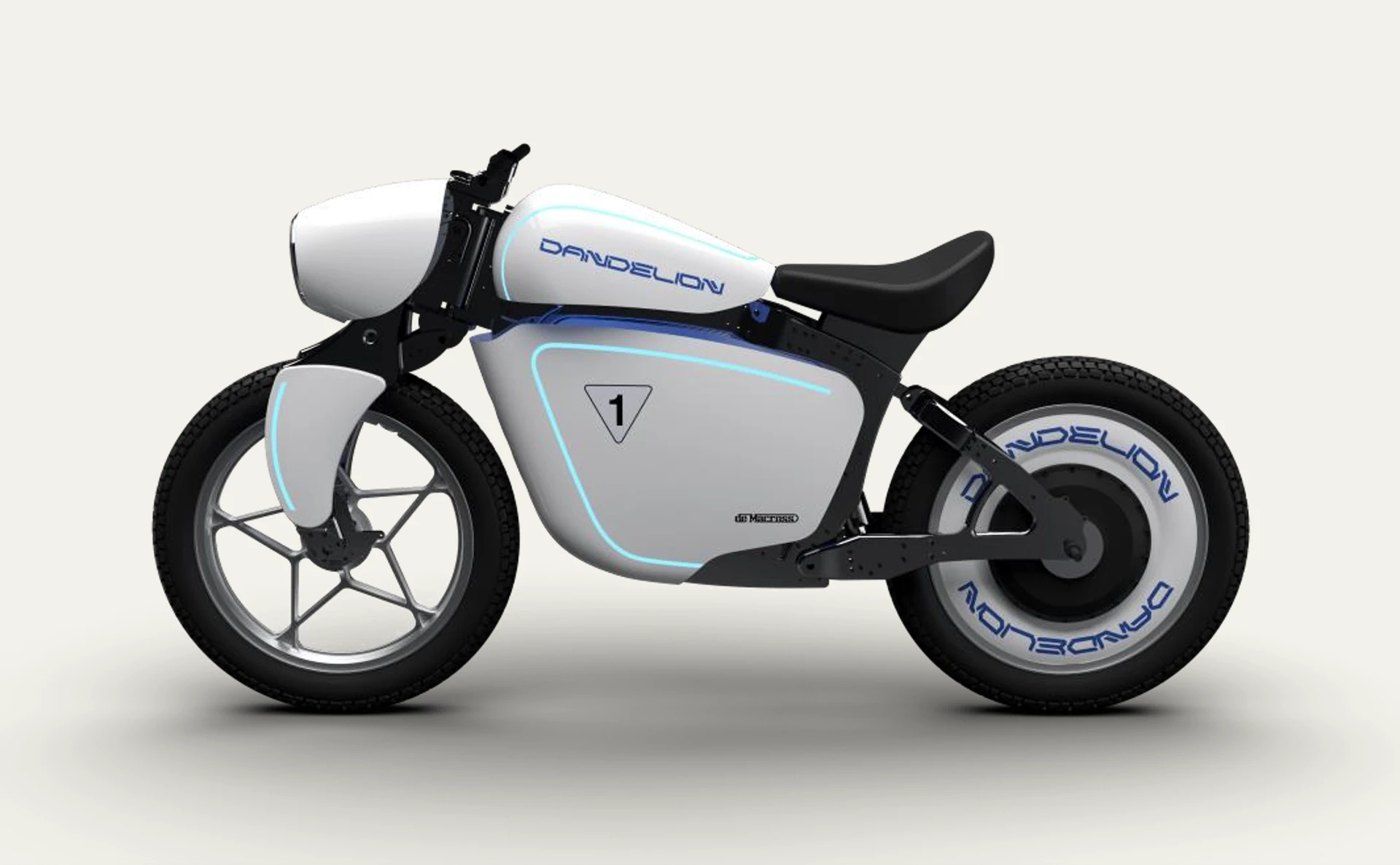 Ciulator electric motorcycle, view 2