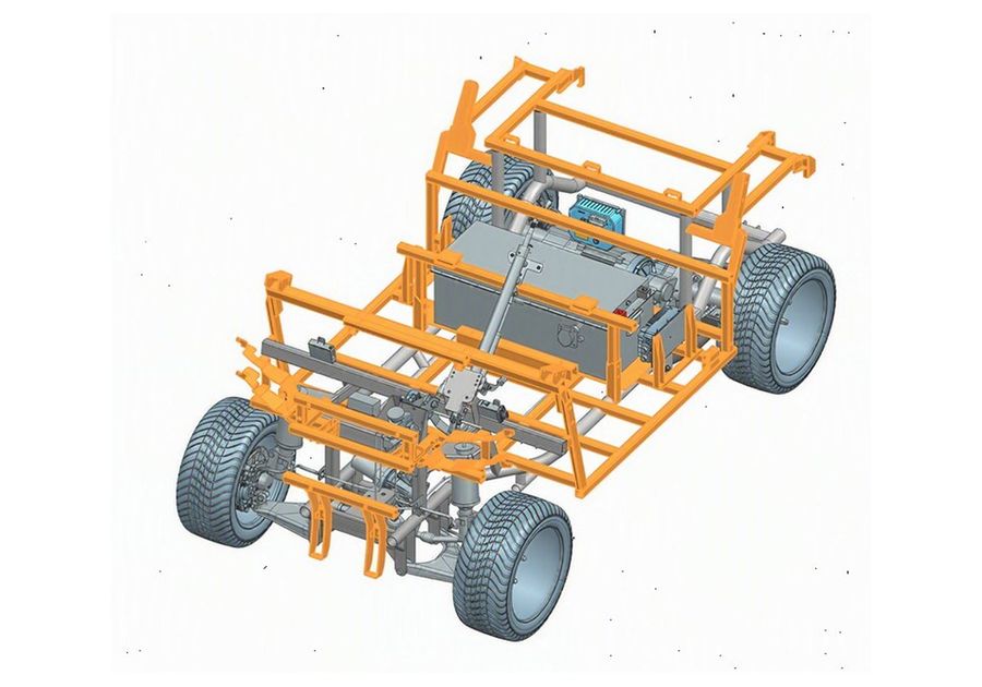 CHASSIX ladder frame detail